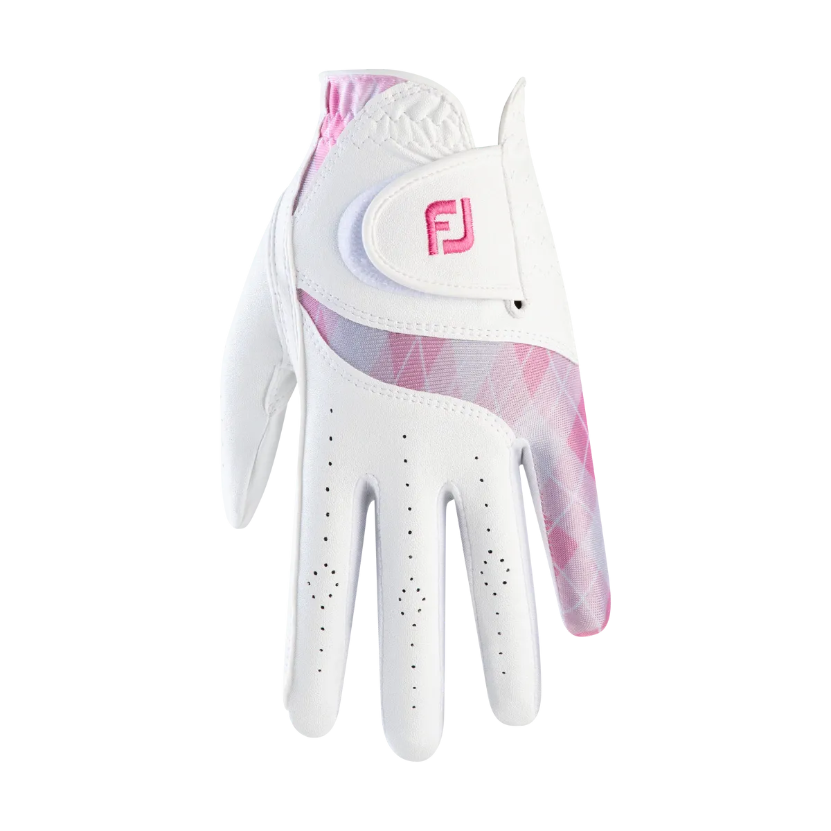 2023 FootJoy Women's Attitude Fashion Glove Pair - White/Pink