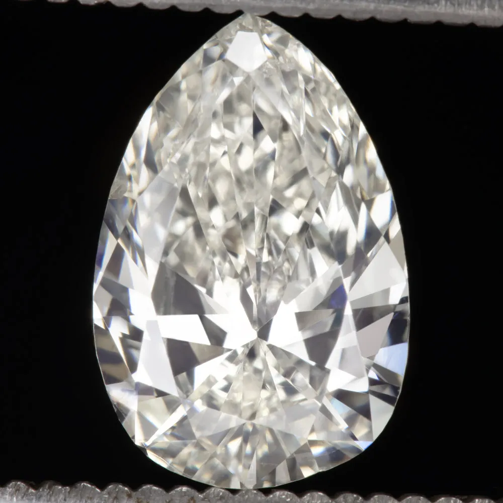 2.19ct PEAR SHAPE DIAMOND GIA CERTIFIED J SI2 LOOSE NATURAL TEARDROP ENGAGEMENT