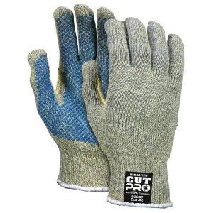 93867S MCR Safety Cut Resistant Gloves, Kevlar/Steel, Small, Blue, 7 ga THK