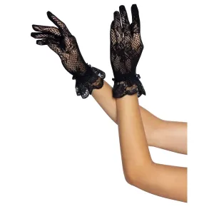 Black Mesh Gloves for Adults, 1 Count