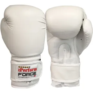 Boxing Gloves Men Women Plain White