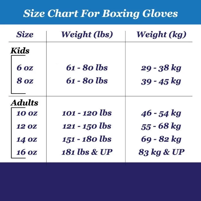 Boxing Gloves Men Women Plain White