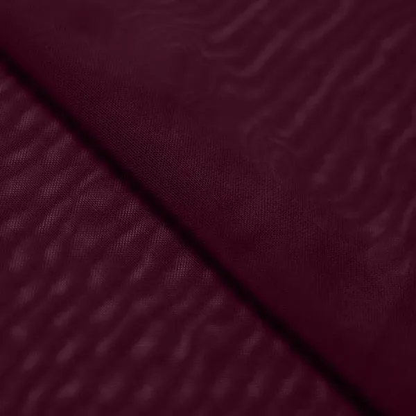 Burgundy Power Mesh Nylon Spandex Fabric