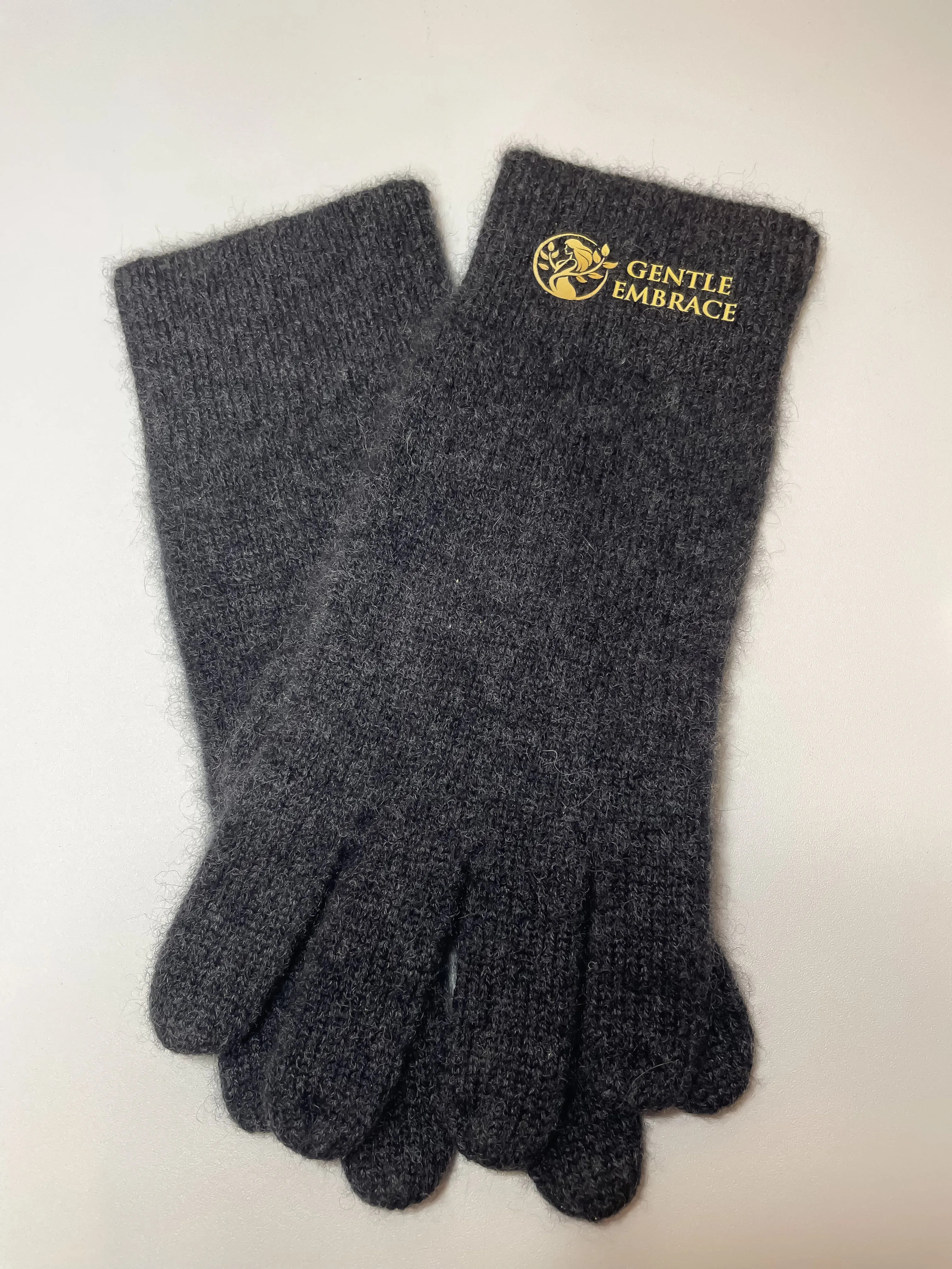 Cashmere Gloves – Black and Charcoal