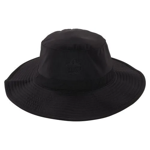 Chill-its 8939 Cooling Bucket Hat, Polyester/spandex, One Size Fits Most, Black