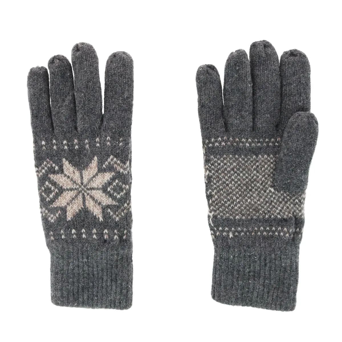 CTM® Men's Thermal Lined Ragg Wool Winter Glove