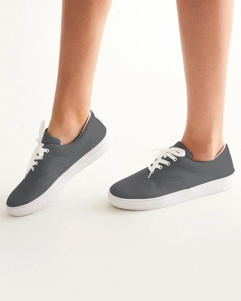 Dark Gray Women's Canvas Sneakers | Women's | Dark Pale Gray | C0M0Y0K80