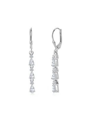 Diamond Look Dangler Earrings For Women