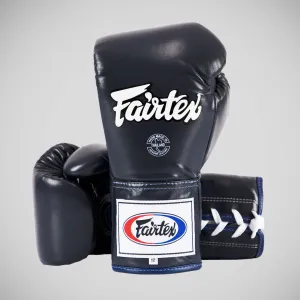 Fairtex BGL6 Lace-Up Gloves Blue