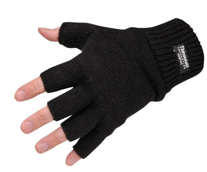 Fort Thinsulate Fingerless Knitted Gloves