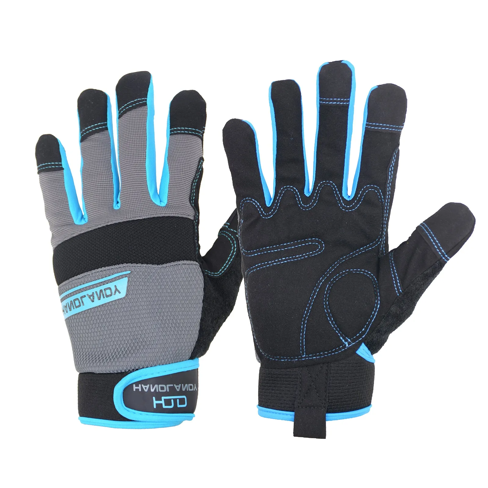 Handlandy Men Women Mechanic Working Gloves Touch Screen 6035 (11/13/15/17 Pairs)