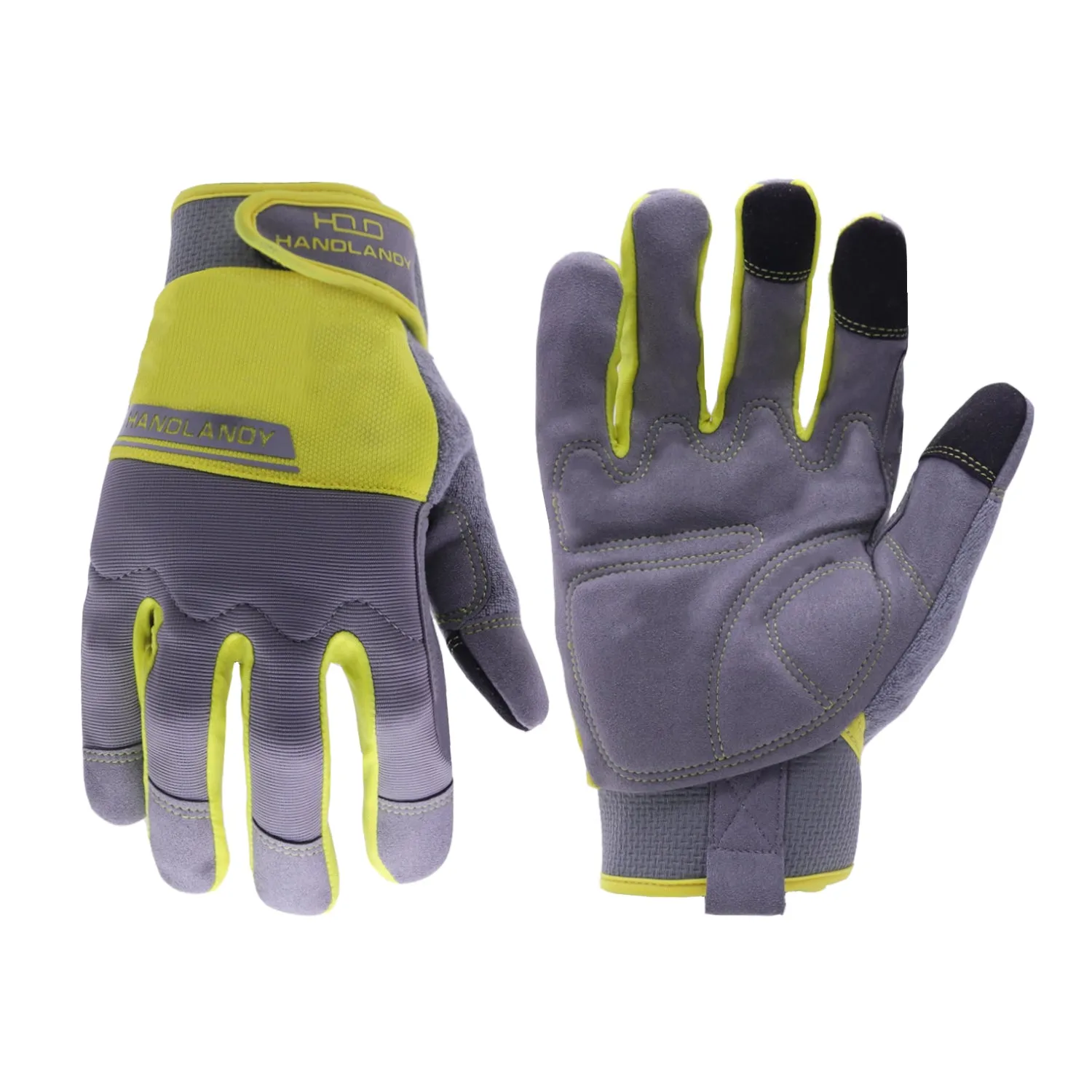 Handlandy Men Women Work Gloves General Utility Light Work 6035GY