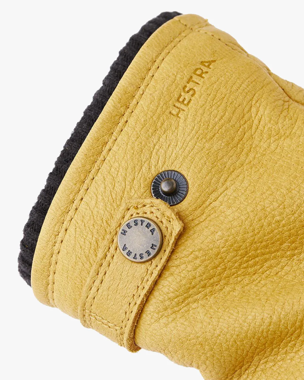 Hestra Utsjö Elk Leather Gloves - Natural Yellow