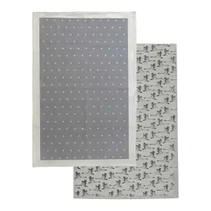 In Flight Tea Towel 2 Pack - Grey