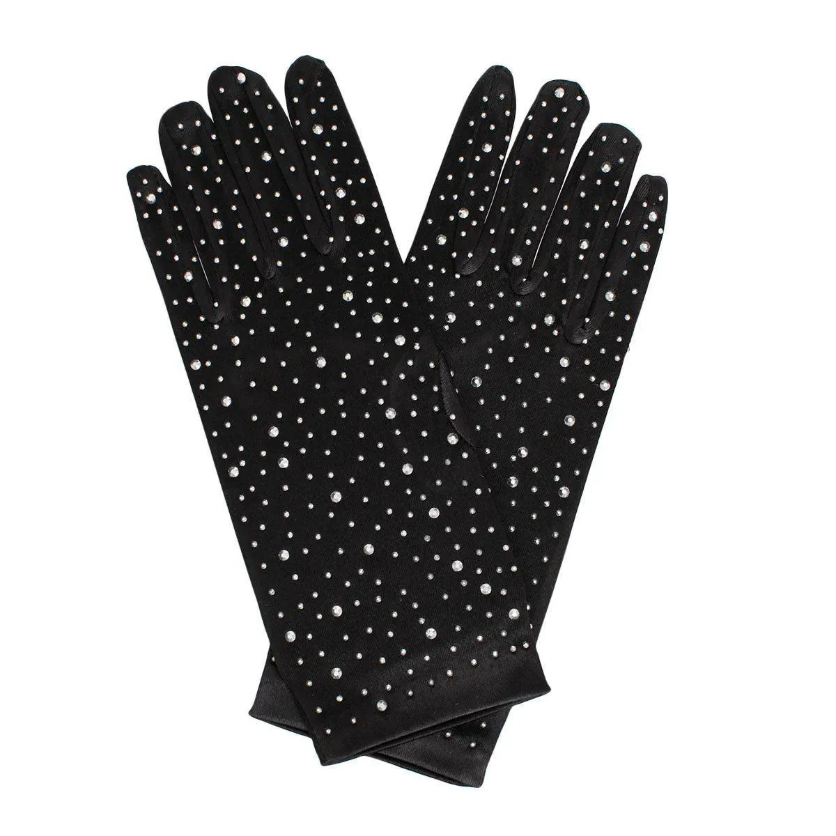 Make a Bold Statement: Black Rhinestone Gloves for Ultimate Elegance