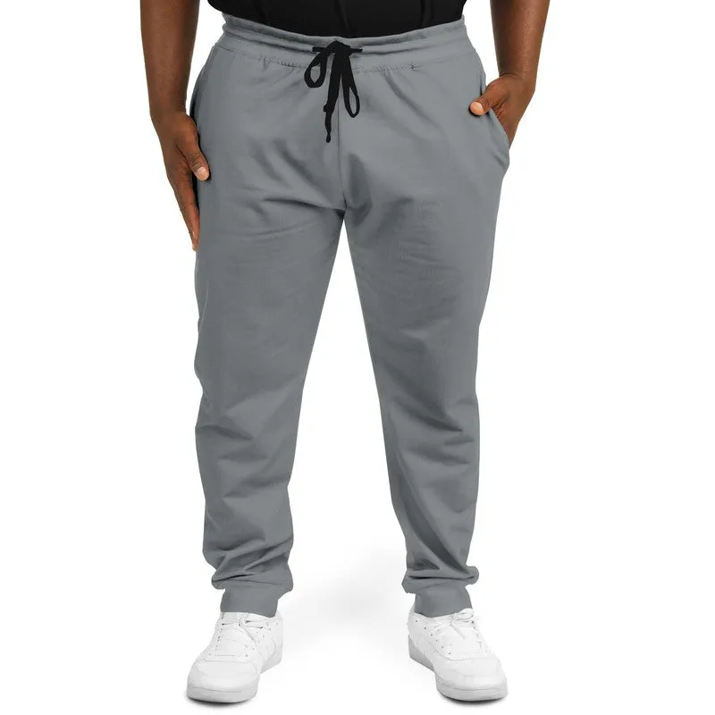 Medium Dark Gray Joggers | Unisex | with PLUS sizes | Medium Dark Pale Gray | C0M0Y0K60