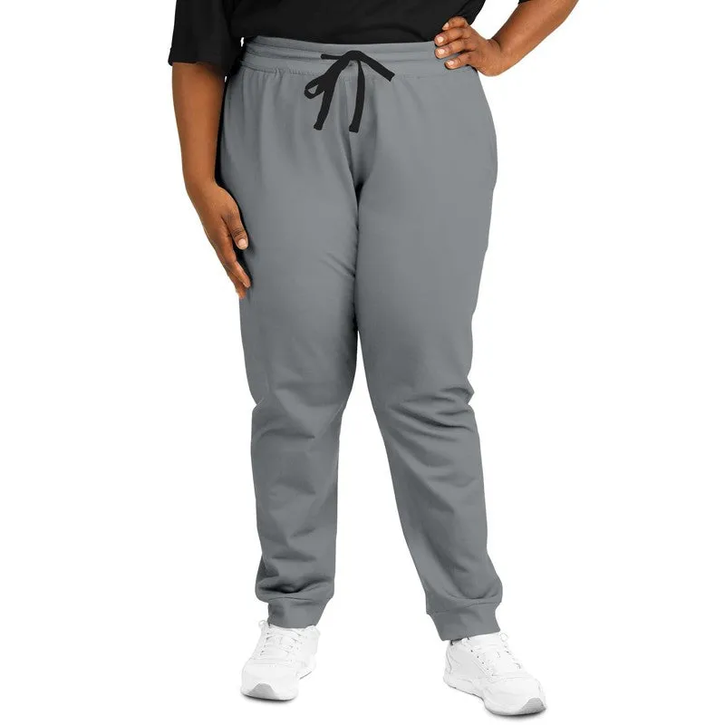 Medium Dark Gray Joggers | Unisex | with PLUS sizes | Medium Dark Pale Gray | C0M0Y0K60