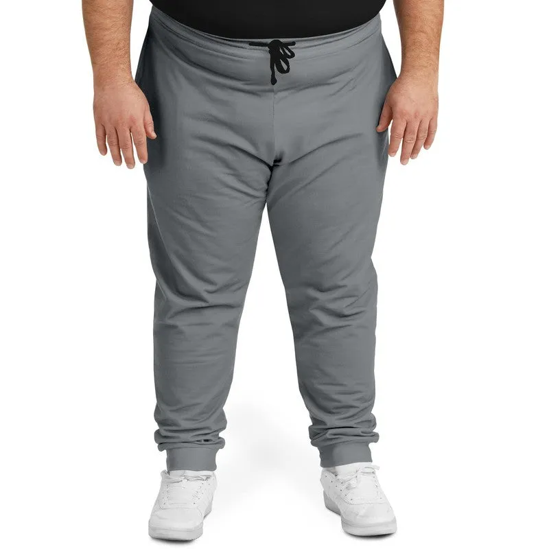 Medium Dark Gray Joggers | Unisex | with PLUS sizes | Medium Dark Pale Gray | C0M0Y0K60