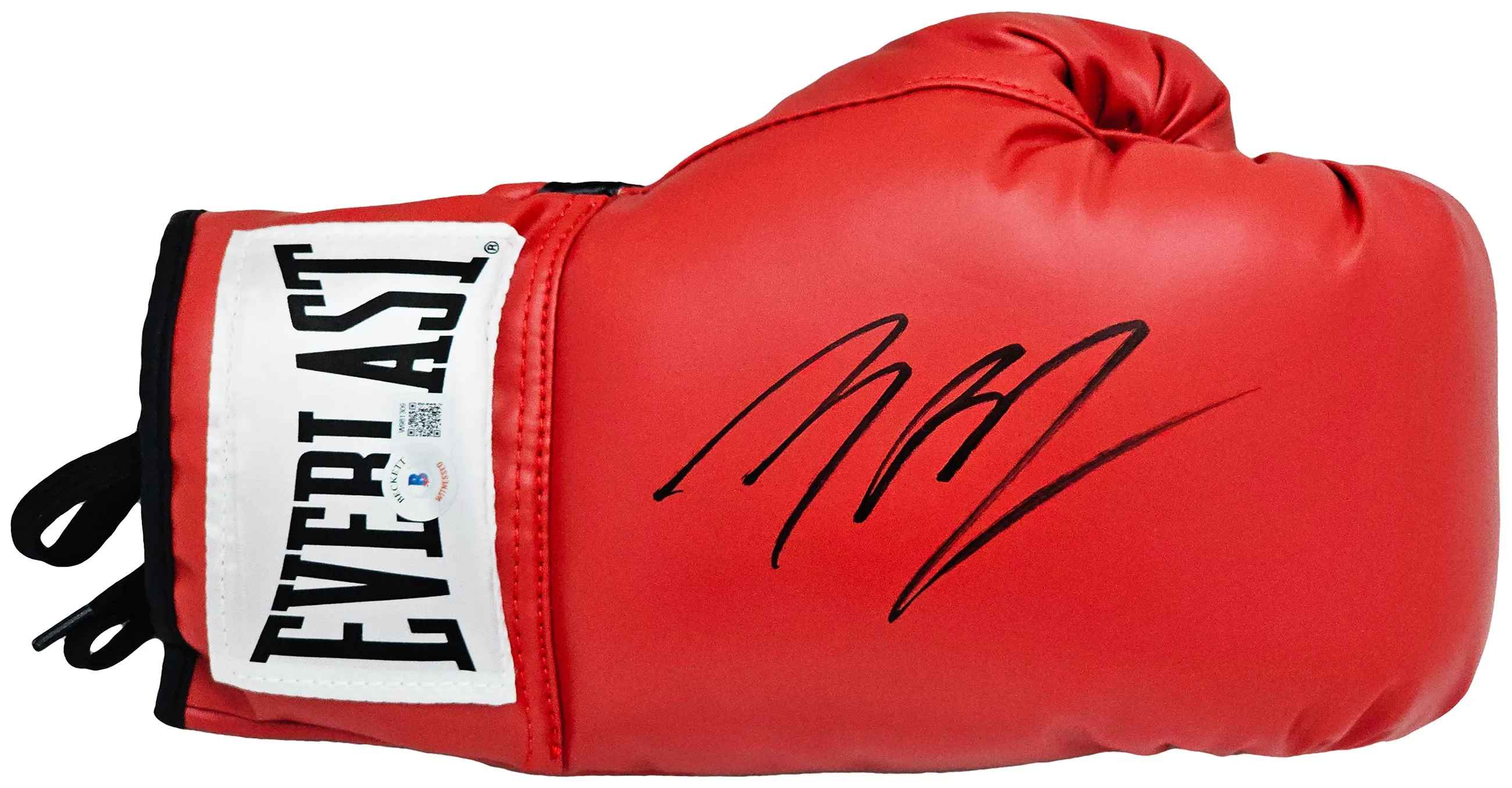 Michael B. Jordan Autographed Red Everlast Boxing Glove Right Handed RH Beckett BAS Witness Stock #220648