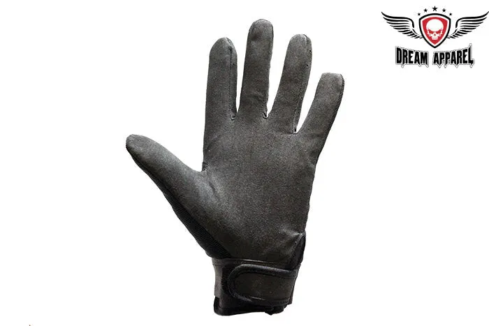 Motorcycle Textile Gloves With Flames