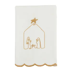 Nativity Embroidery Towel