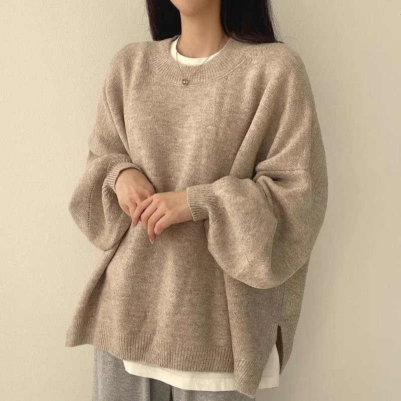 Over-Sized Crew Neck Pullover