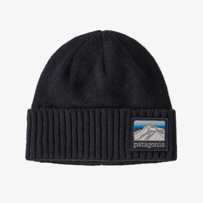 Patagonia Brodeo Beanie-Line Logo Ridge: Classic Navy