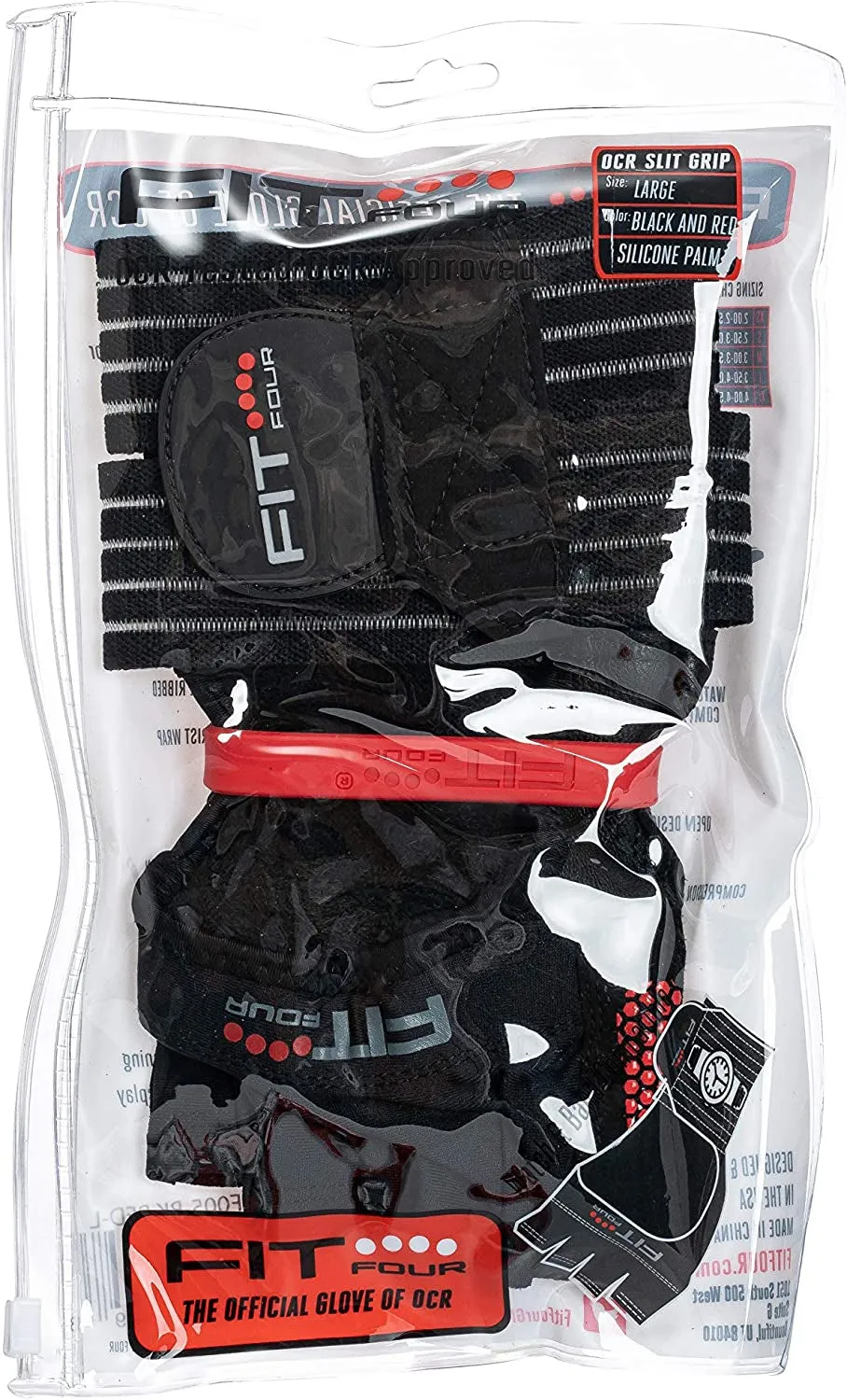 "Crush Every Obstacle with OCR Slit Grip Gloves - Unbeatable Hand Protection for Mud Runs & Obstacle Course Racing | Boost Your Performance with Built-in Wrist Support and Fitness Watch Compatibility"