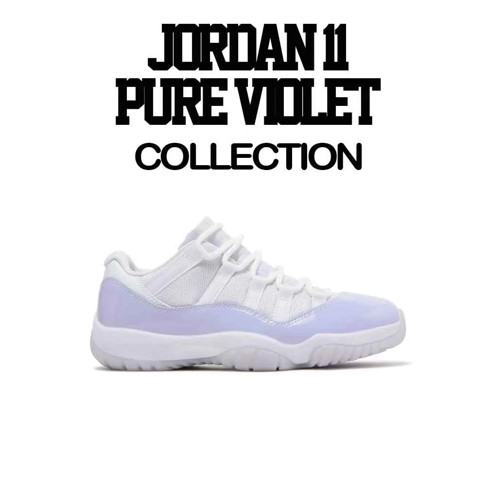 Retro 11 Pure Violet Clean Pair Shirt