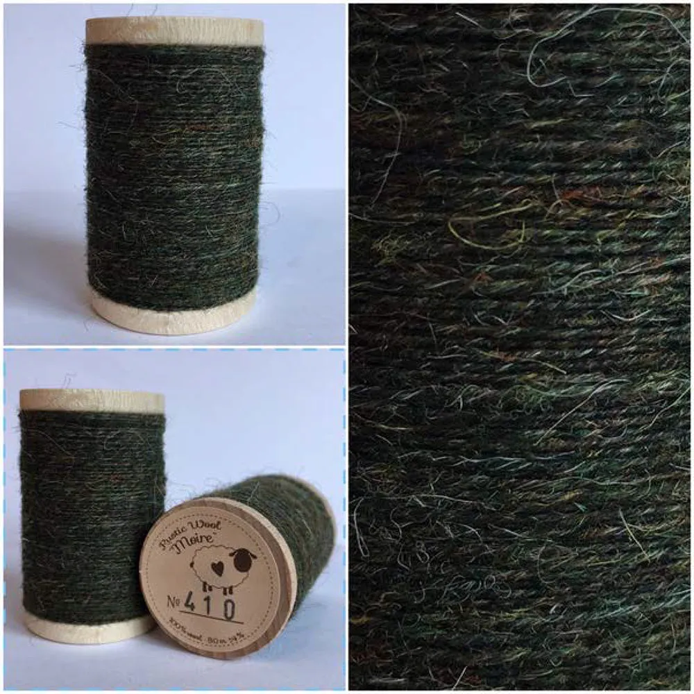 Rustic Moire Wool Thread #410