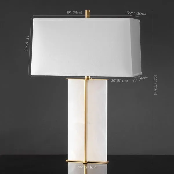 Safavieh Couture Natalee Marble Table Lamp, CTL1045