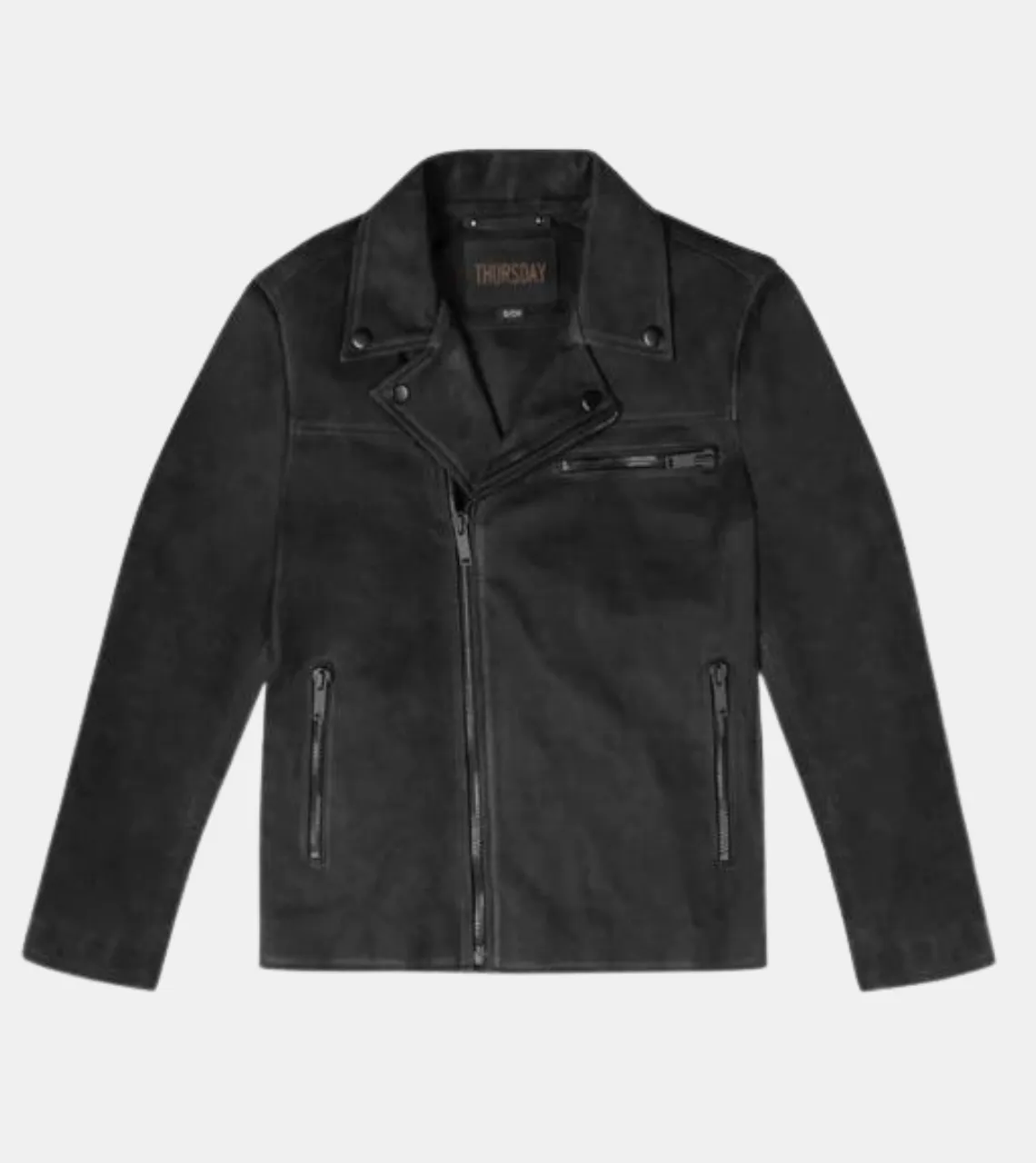 Sanford Men's Black Biker's  Leather Jacket