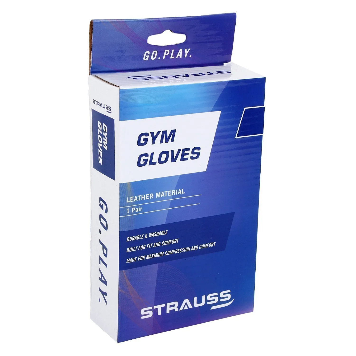 STRAUSS Pro Leather Gym Gloves (Medium)