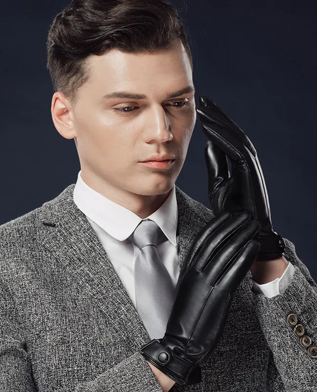 Stylish Genuine Leather Men Glove