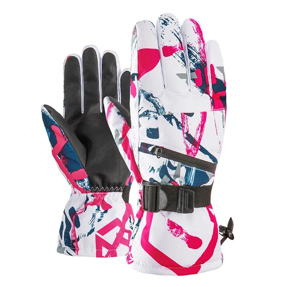 Stylish Moisture-wicking Ski Gloves