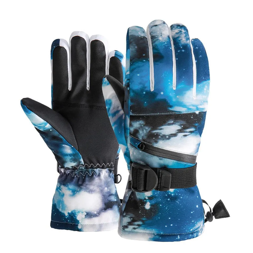 Stylish Moisture-wicking Ski Gloves