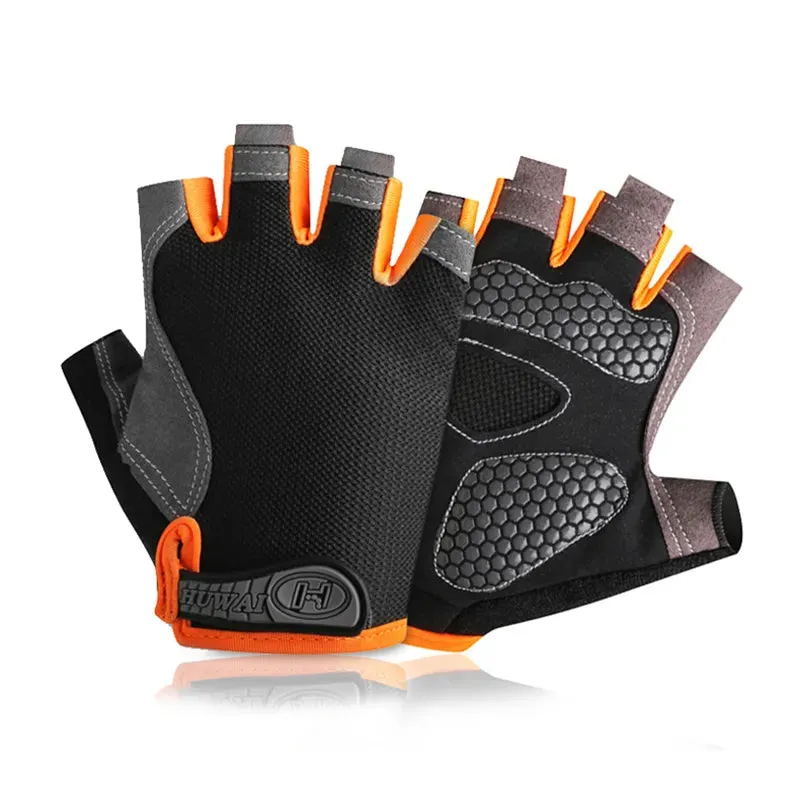 Summer Cycling Sports Gloves For Men's Fitness Training Fingerless Women's Fitness Bicycles Anti-slip and Breathable Sports