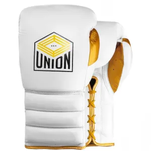 Union Boxing Pro Lace Glove  - White