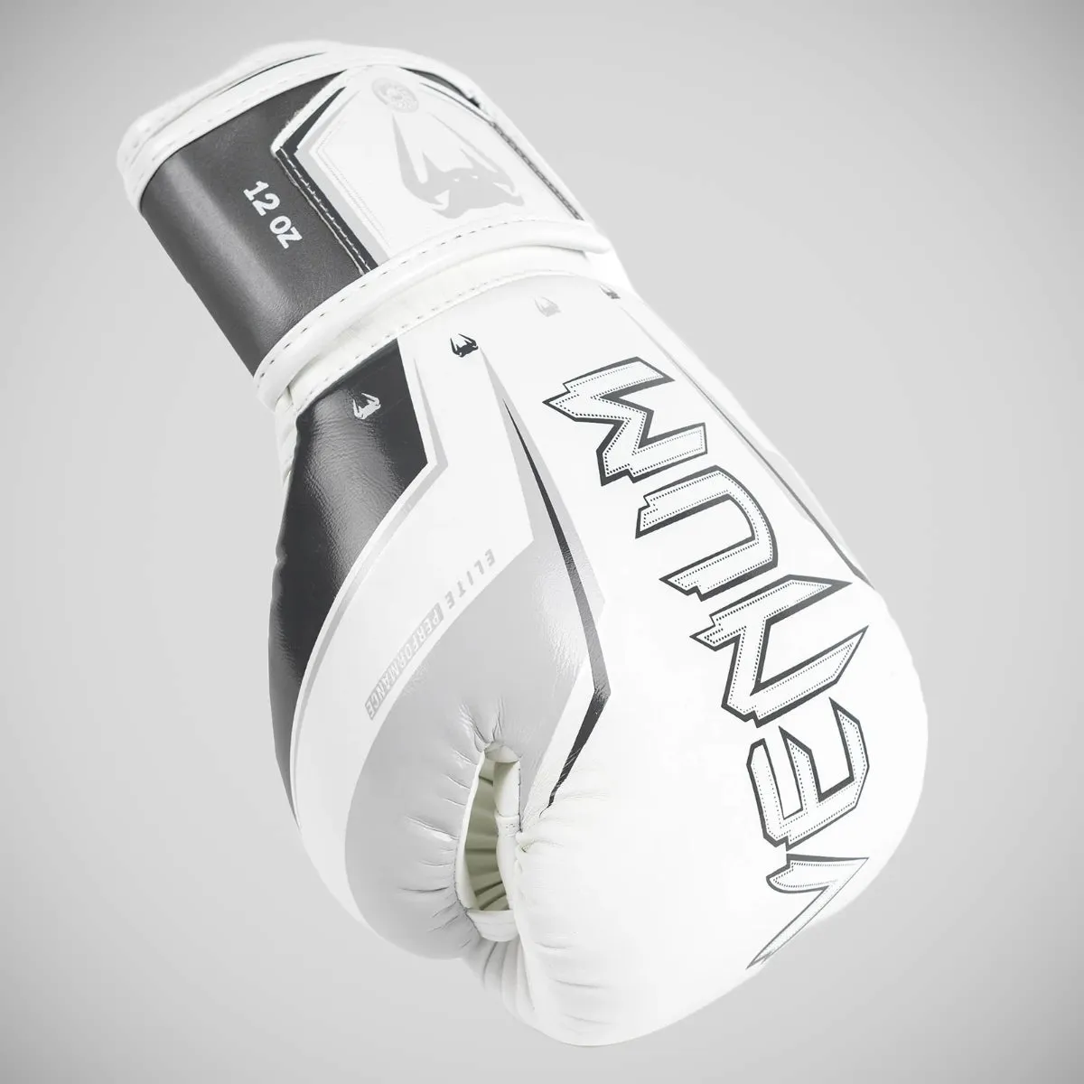 Venum Elite Evo Boxing Gloves Grey/White