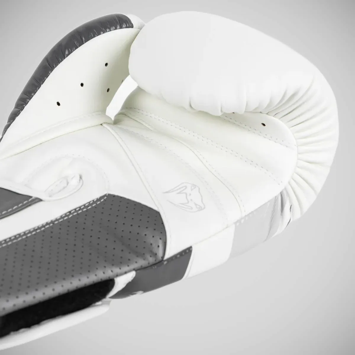 Venum Elite Evo Boxing Gloves Grey/White