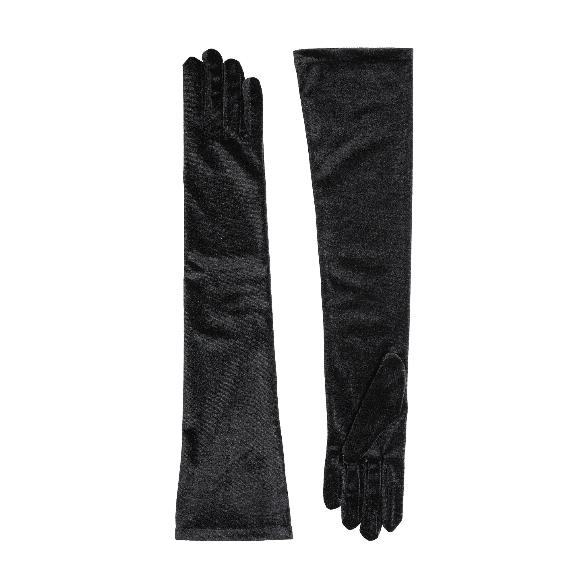 Women's Long Above-Elbow Velvet Gloves