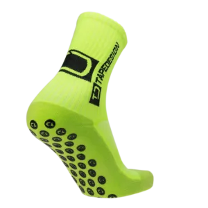 YELLOW FLURO TAPEDESIGN ALL ROUND CLASSIC GRIP SOCK